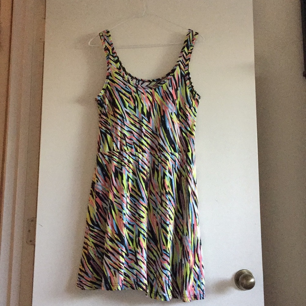 Multicolor Tank Dress - Picture 2 of 4